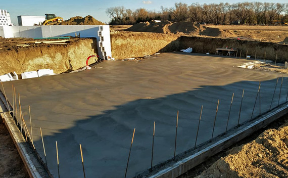 new concrete slab | Woelfel Contracting